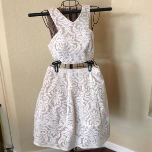 BCBG MAXAZRIA 2 piece lace dress